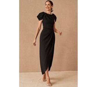 New Anthropologie BHLDN Sayre Dress $298 SIZE 2 Black SPECIAL OCCASION